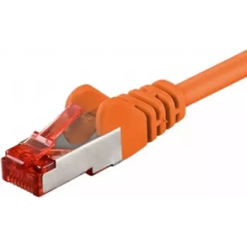 Wentronic Goobay CAT 6 patchkabel, S/FTP (PiMF), oranje, 7,5 m - LSZH halogeenvrij, koper (93477)