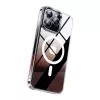 Beschermhoesje magnetisch Torras GUARDIAN voor iPhone 15 Pro Clear Diamond-finish