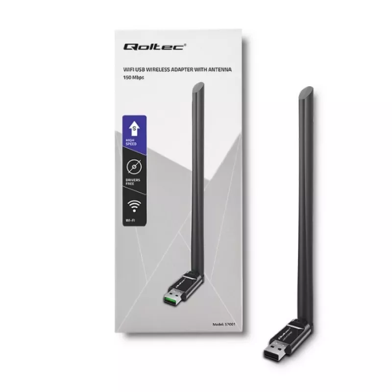 Netwerkkaart Qoltec 57001 WLAN 150 Mbit/s