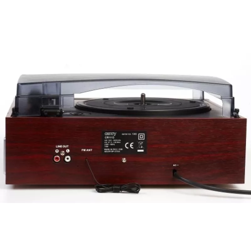Camry Premium CR1113 riemaangedreven platenspeler met radio, zwart