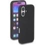 Beschermende DELOCK soft-touch siliconenhoes voor iPhone 16 – zwart