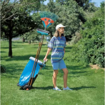 Gardena 232-20 Garden Mobile tuinafvalkar met zakhouder, deksel en zak