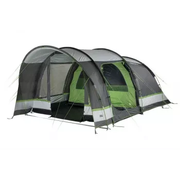 High Peak Brixen 5.0 koepeltent 5 personen zwart, groen, grijs