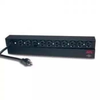 APC Rack PDU, Basic, 1U, 20A, 120V power distribution unit (PDU) zwart