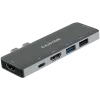 Canyon DS-5 USB 2.0 Type-C grijs SD-kaartlezer 60 Hz