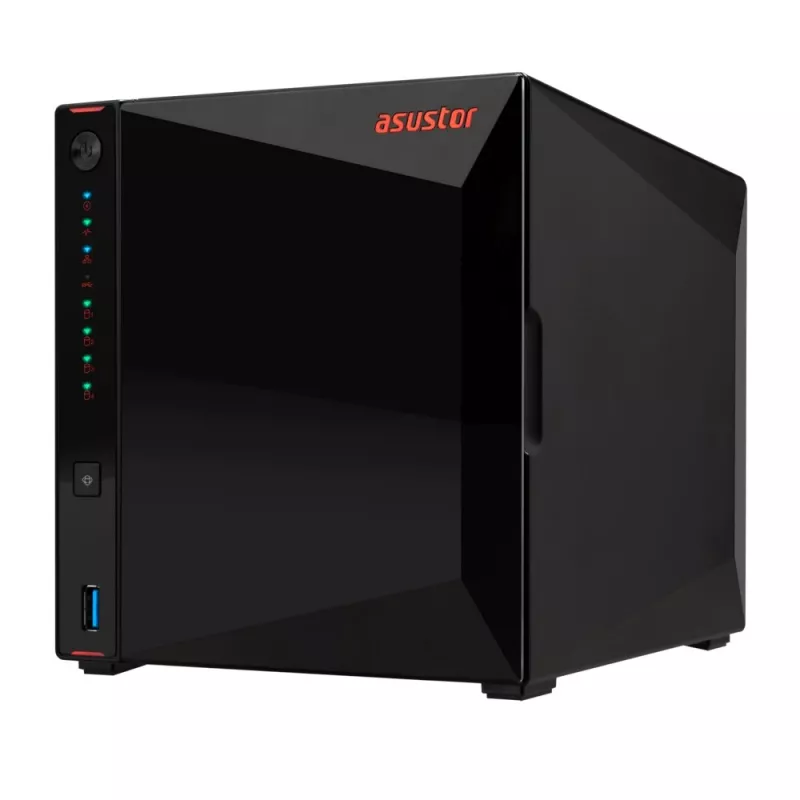Asustor AS5404T NAS/opslagserver Intel® Celeron® N5105 4 GB DDR4 0 TB ADM zwart