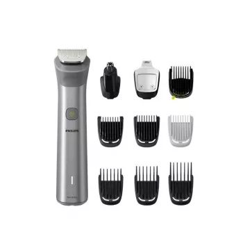 Philips All-in-One trimmer MG5920/15 Series 5000, Stainless steel, 0.5 mm, 1.6 cm, 1 mm, baard, oor, neus, batterij