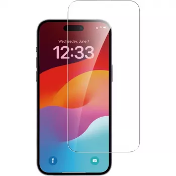 Schermbescherming 4smarts 540595 voor Apple iPhone 15 kogelvrij gehard glas