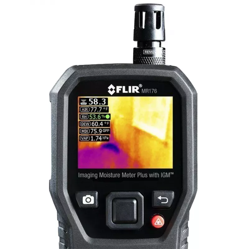 FLIR MR176 hygrometer/psychrometer binnen elektronische hygrometer zwart