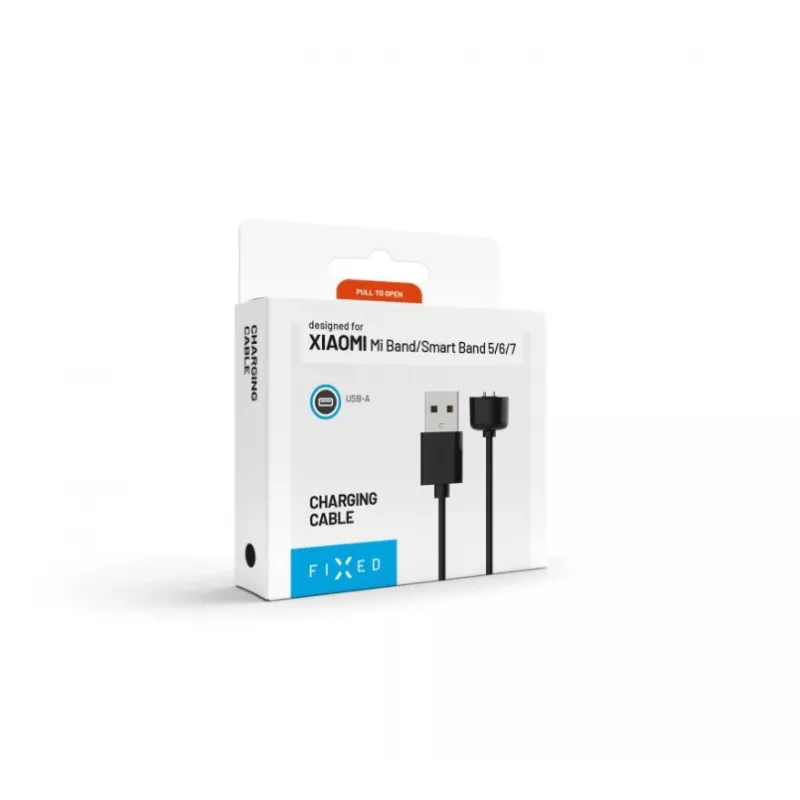 Oplaadkabel FIXED voor Xiaomi Mi Band 5/6/7 — USB-A naar propriëtaire aansluiting, 1 m