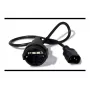 APC AP9880 stroomkabel zwart 0,6 m C14-koppeling CEE7/7