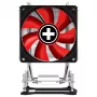 Xilence I402 processorkoeler 9,2 cm zwart, rood, zilver