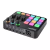 Audiomixer en USB-soundcard OneOdio Solocaster – compacte desktop-interface voor streaming en opnemen