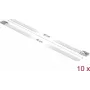 Kabelbinder DeLOCK 18824 roestvrij staal wit 500mm 10 stuks