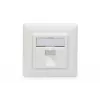 Digitus | wandplaat voor keystone-modules, Duits type, middenplaat 50x50 mm, frame 80x80 mm | DN-93811