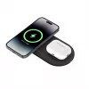 Belkin WIZ021VFBK – 2-in-1 draadloos laadstation met Qi2-technologie 15 W, zwart