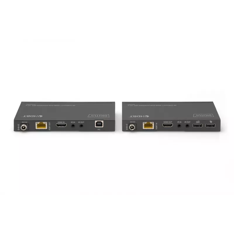 KVM extender-set Digitus 4K HDBaseT HDMI 70 m bekabeld