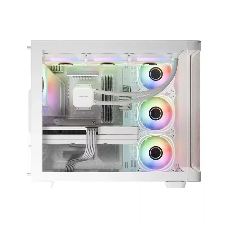 LC-Power Gaming 8001W Pro-Storm Light midi-tower ATX behuizing, wit (LC-8001W-ON)