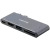 CANYON hub DS-5 5in1 Thunderbolt 3 4K space grey