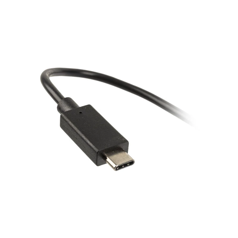 Indoor AC snellader Akasa AK-PK15-02CM — 15W, USB-C 3A, 1,5 m kabel, zwart