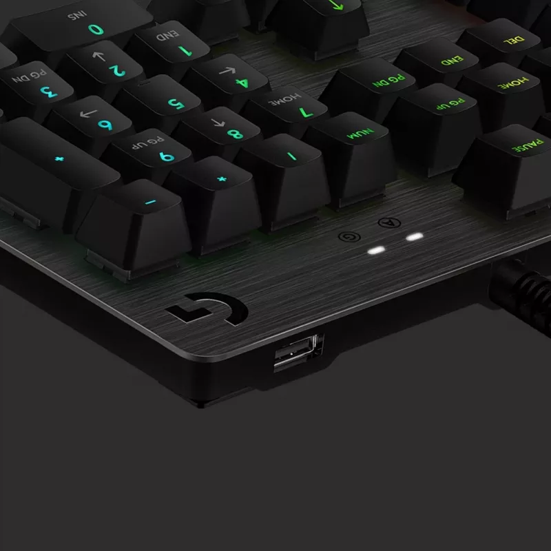 Logitech G512 gaming-toetsenbord, zwart, bedraad, Zwitserse layout, 920-009347