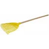 Bladhark Lena model 05476 met houten steel, lichte tuinhark voor blad