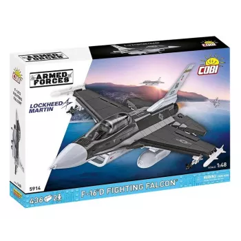 Bouwset Cobi F-16D Fighting Falcon, 436 onderdelen, schaal niet vermeld