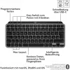 Toetsenbord Logitech MX Keys Mini voor Mac QWERTZ Duits zwart grijs