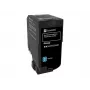 Lexmark - hoge capaciteit - cyaan - origineel - tonerpatroon LCCP - voor Lexmark CS720de, CS720dte, CS725de, CS725dte, CX725de, CX725dhe, CX725dthe (74