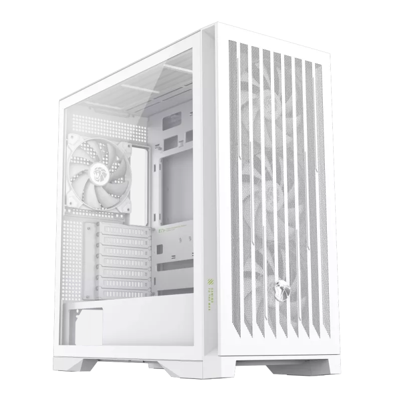 Gamemax behuizing | LEADER 2 WH | wit | E-ATX | voeding niet inbegrepen