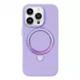 Joyroom PN-14L4 Dancing Circle beschermhoes voor iPhone 14 Pro Max, paars, slanke pasvorm