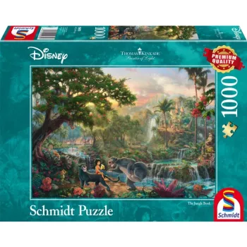 Puzzel Schmidt Spiele 4059473 — 1000 stukjes, Jungle Book-cartoons, 693 mm breed