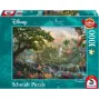 Schmidt Spiele 59473 Thomas Kinkade: Disney Het Jungleboek puzzel, 1000 stukjes, 69,3 x 49,3 cm