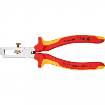 Knipex 11 06 160 kabelstripper oranje, rood
