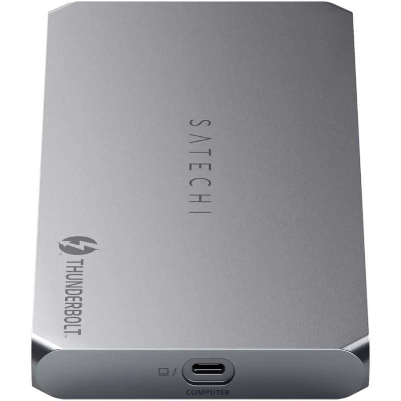 Satechi Thunderbolt 4-dock ST-DT4MDM-EU — Thunderbolt 4-dockingstation, 2× HDMI 2.0, 2× USB-A 3.2
