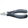 Knipex elektronische zijkniptang lengte 115 mm vorm 2 facet zonder spiegelpolijsting.