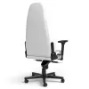 Bureaustoel noblechairs NBL-ICN-PU-WED gevoerde zitting gevoerde rugleuning wit