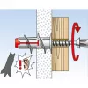 Fischer DUOBLADE, schroeven- & pluggenset, beton, kunststof, grijs, Pozidriv, PZ2