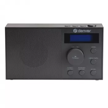 Radio DENVER DAB-51B — compacte DAB+/FM/AM-digitale radio, zwart