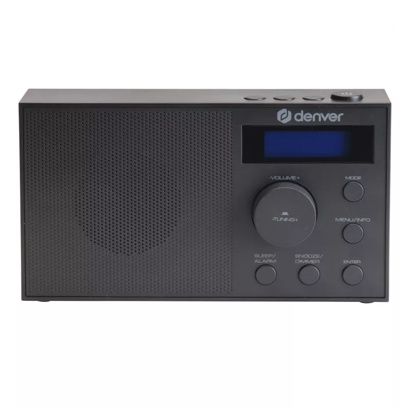Radio DENVER DAB-51B — compacte DAB+/FM/AM-digitale radio, zwart
