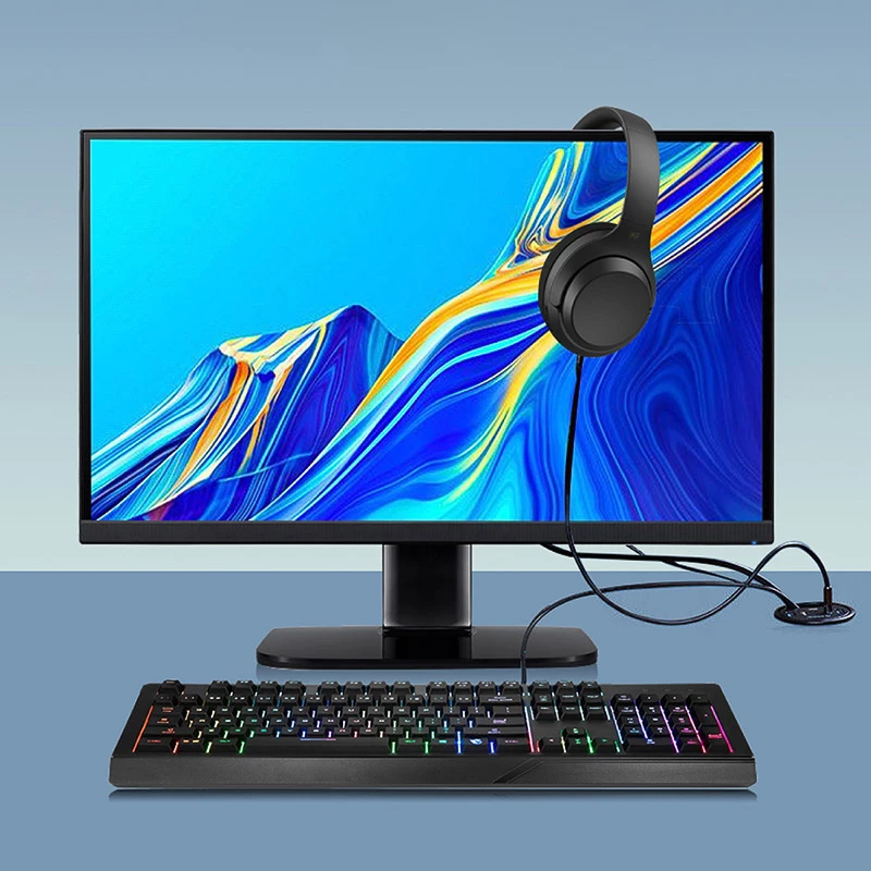 USB-hub GRAUGEAR G-THUB-AU-60 USB 3.2 Gen 1 Type-A zwart