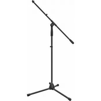 Microfoonstatief Omnitronic MS-1B met 3/8 inch en 5/8 inch schroefdraadadapters