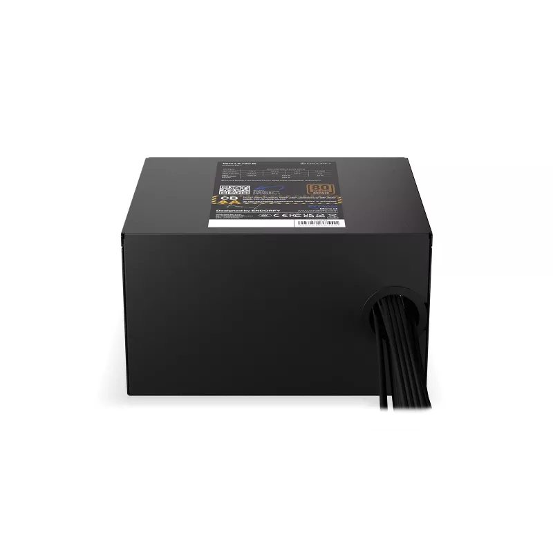 Voeding ENDORFY Vero L6 750 W, 24-polig ATX, 80 PLUS Bronze, 120 mm ventilator, zwart