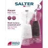 Zout- en pepermolenset Salter BW12949EU7, transparante behuizing, handmatig malen
