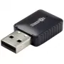 Inter-Tech DMG-07 – draadloos – USB – WLAN / Bluetooth – Wi-Fi 5 (802.11ac) – 650 Mbit/s – zwart (88888146)