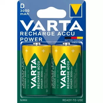 Varta accu VARTA RPA Ni-MH D (Mono) 3000mAh 1,2V / 2er blister (56720 101 402)
