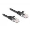 DeLOCK RJ45-spiraalkabel, stekker – stekker, Cat.5e, 2 m, zwart
