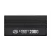 Voeding Cooler Master X Mighty Platinum 2000W 230V, ATX 24-polig, 80 PLUS Platinum, zwart, 12 cm ventilator