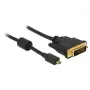 Videokabel-adapter DeLOCK 83585 Micro-HDMI naar DVI-D 1m