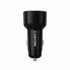 Auto-oplader CANYON OnDrive 60 PD 60W 2xUSB-C — 60W vermogen, 2 USB-C-aansluitingen, zwart